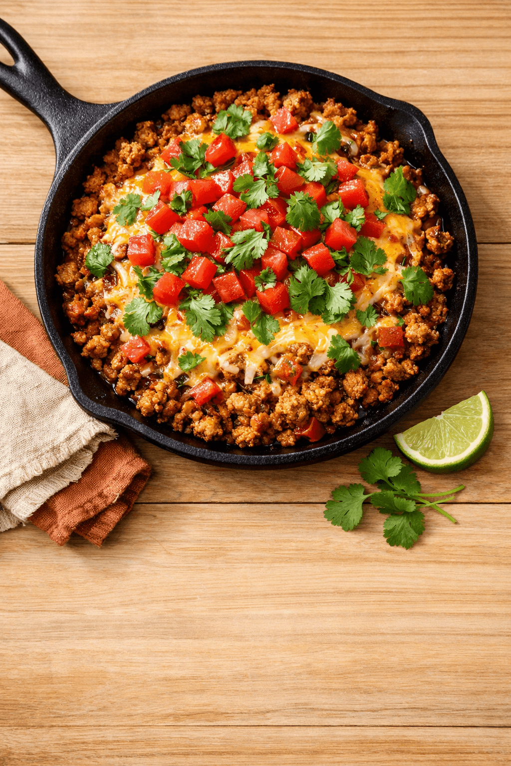 Ground Turkey Taco Skillet — Easy Family Dinner in 20 Minutes