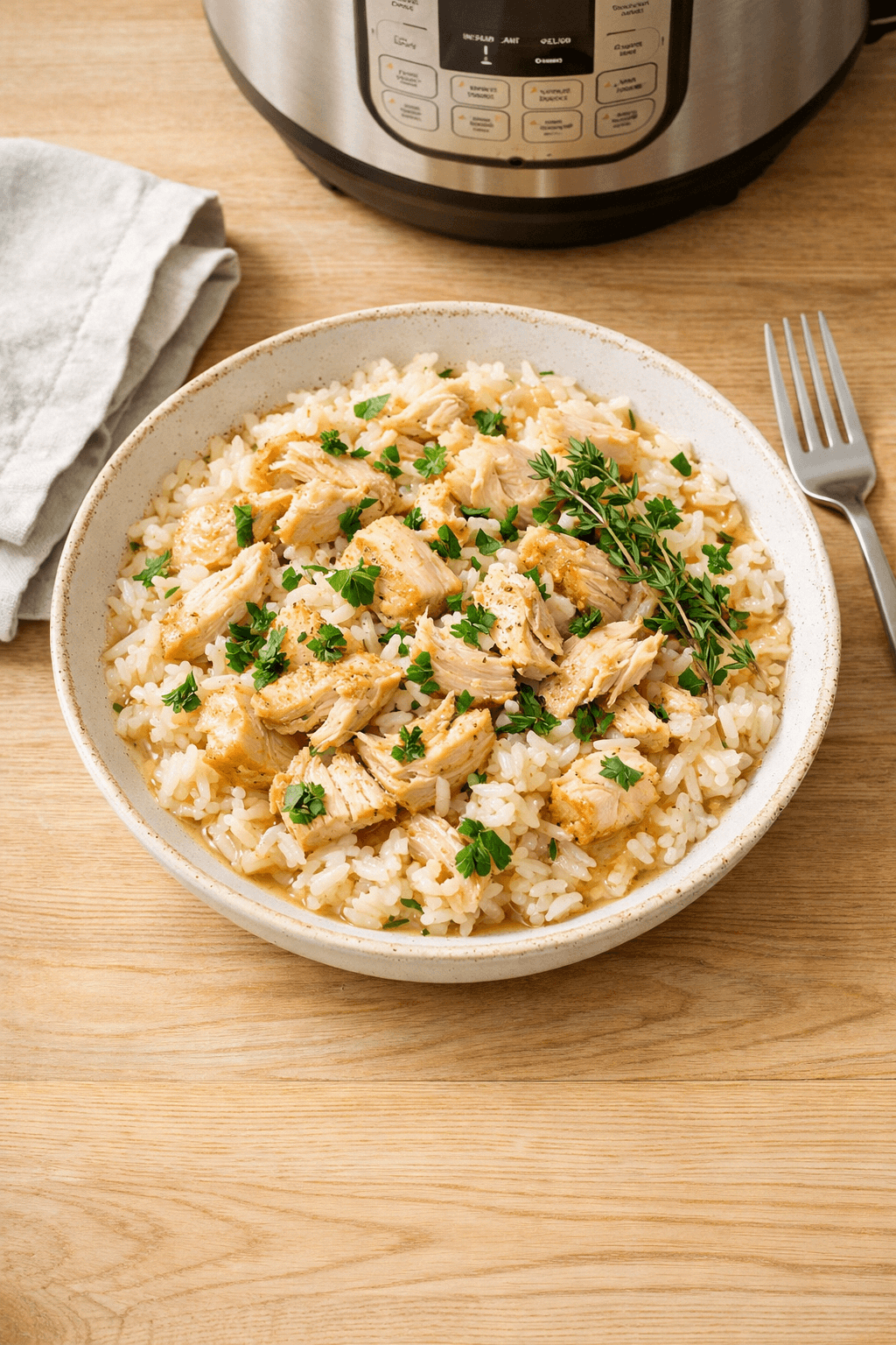 Instant Pot Chicken and Rice — Easy Family Dinner Ready in 25 Minutes
