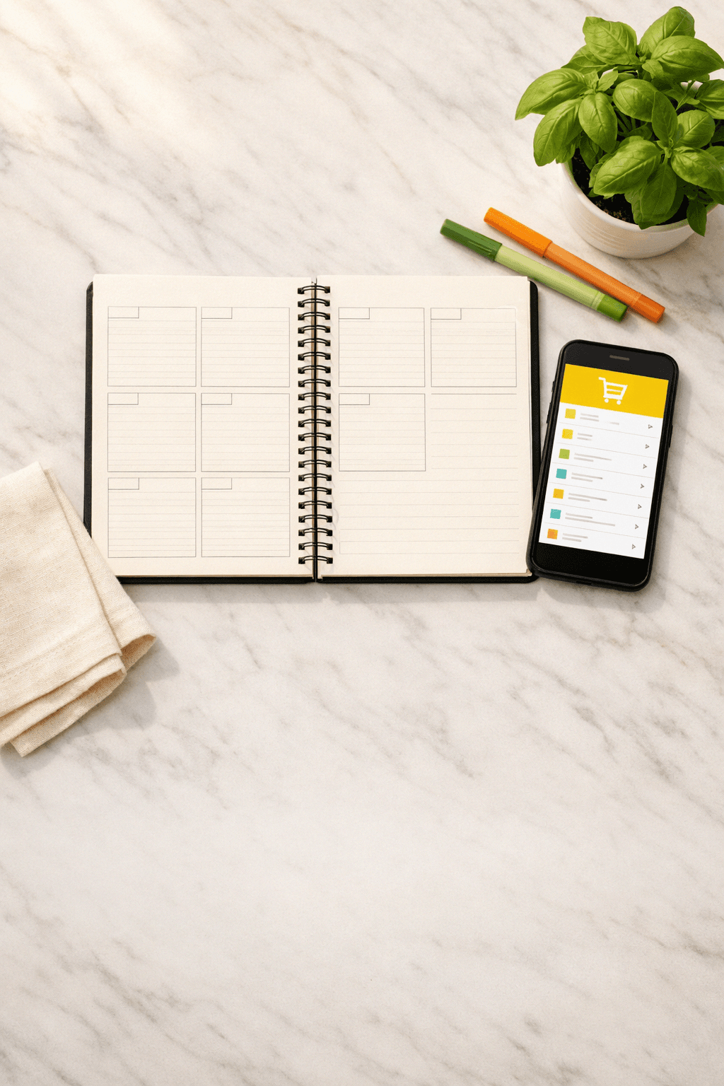 Meal Plan with Grocery List: How to Plan a Full Week of Dinners and Send It Straight to Instacart