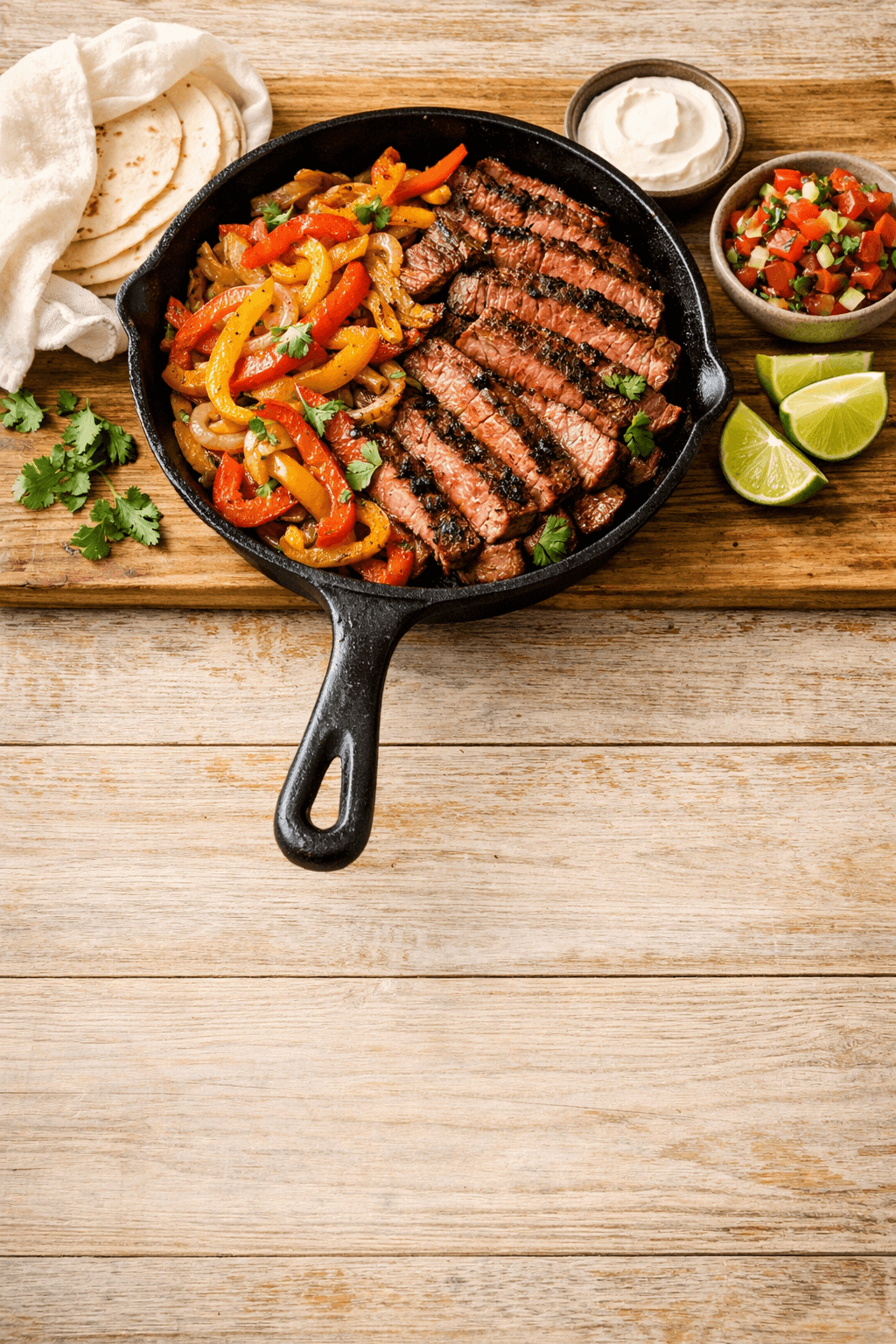 Quick Grilled Steak Fajitas — What to Cook for Dinner in 25 Minutes