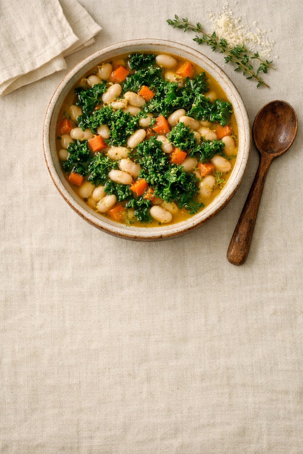 Slow Cooker White Bean and Kale Soup — A Gluten Free Family Dinner That Makes Itself