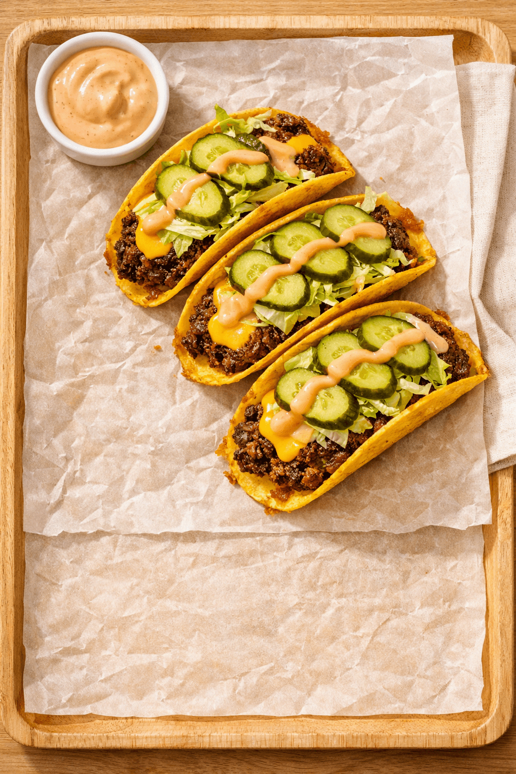 Smashed Burger Tacos — What to Make for Dinner on a Busy Tuesday