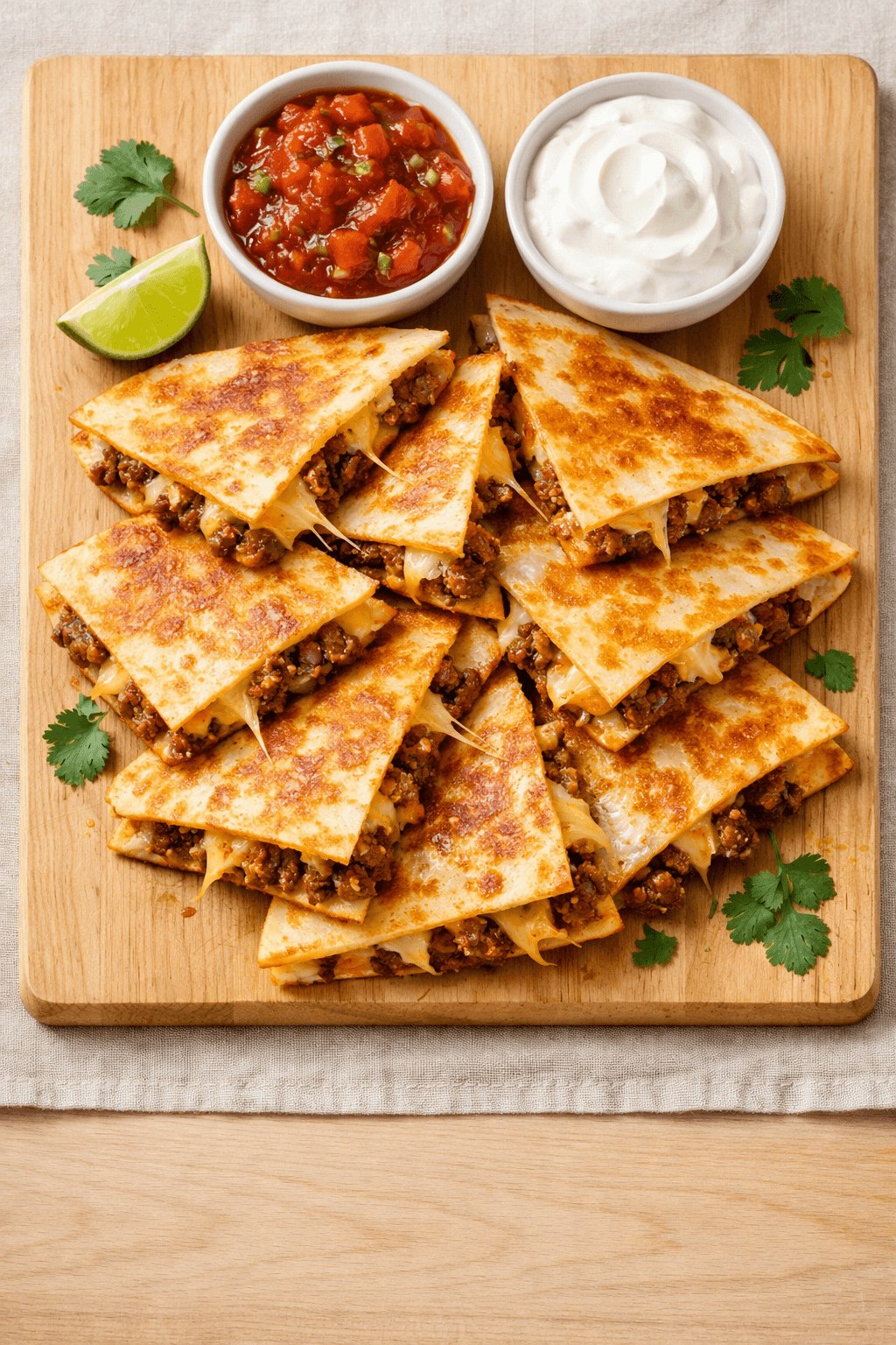 Cheesy Ground Beef Quesadillas — Easy Dinners Kids Will Eat in 20 Minutes